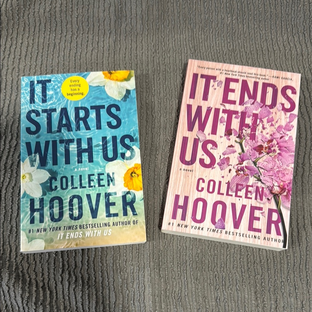 Colleen Hoover Book Set - It Starts With Us & It Ends With Us